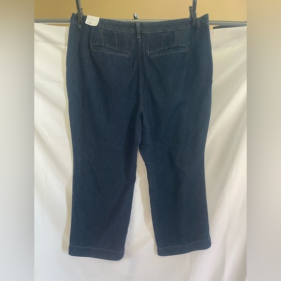 Lane Bryant NWT size 22 plus size Wide leg mid rise Blue Denim Jeans - Picture 6 of 7